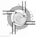 Fig. 01 - System for transformation of rectilinear motion into curvilinear motion, or vice versa, particularly for internal combustion engine