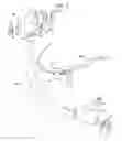 Fig. 03 - Hinged headbrace for front-mounted swimming snorkel