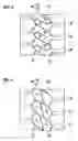 Fig. 03 - Pneumatic tire with tread gauge of 95 mm or more having circumferential thin grooves, crosswise thin grooves and sub-thin grooves being closed at time of tread contact of fixed load