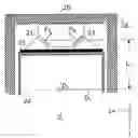 Fig. 01 - Elevator installation with a linear drive system
