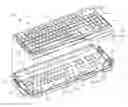 Fig. 01 - Two part cleanable keyboard