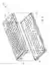 Fig. 11 - Two part cleanable keyboard
