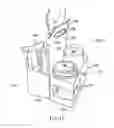 Fig. 08 - Carrier capable of hanging from a back of a container