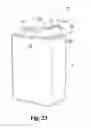 Fig. 20 - Dispensing container for two flowable products