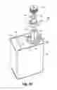 Fig. 41 - Dispensing container for two flowable products