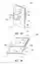 Fig. 18 - Blind/curtain mounting bracket for curtain rods