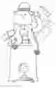 Fig. 01 - Ornamental device with audio player, reciprocating appendage and projection optics