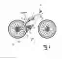 Fig. 02 - Multiple gear transmission for a bicycle