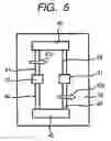 Fig. 04 - Bridge circuited magnetic sensor having magneto-resistive element and fixed resistor with the same layer configuration