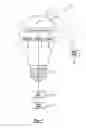 Fig. 02 - Lighting device with multiple power sources and multiple modes of operation