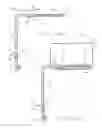Fig. 04 - Seating device with a foldable table