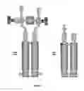 Fig. 07 - Bubbler for constant vapor delivery of a solid chemical