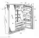 Fig. 01 - Adjustable retainer assembly for a refrigerator door storage unit