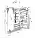 Fig. 02 - Adjustable retainer assembly for a refrigerator door storage unit