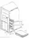Fig. 01 - COMPUTER ENCLOSURE WITH A SUPPORTING PLATE FOR DATA STORAGE DEVICES