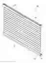 Fig. 01 - Decorative plate for an upper rail and a lower rail of window shades