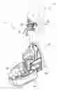 Fig. 01 - Soap dispensing pump head with vacuum applying drip guard member