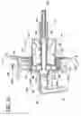 Fig. 13 - Soap dispensing pump head with vacuum applying drip guard member