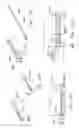 Fig. 22 - Thin cutter blades with retaining film for preparing intervertebral disc spaces