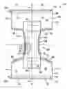 Fig. 01 - Three-piece disposable absorbent article having an absorbent with cross-direction flexibility