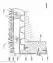 Fig. 43 - Green roofing system including dimpled anchor layer