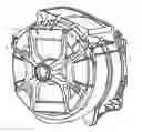 Fig. 01 - AGGREGATE FOR A WASHING MACHINE WITH A PLASTIC SUDSING CONTAINER