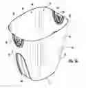 Fig. 02 - Trashcan having improved bag retention member