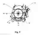 Fig. 08 - Gear box power control system for a small gasoline engine