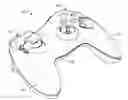Fig. 01 - Video game controller with compact and efficient force feedback mechanism