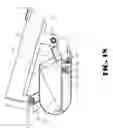 Fig. 19 - EXERCISE TREADMILL WITH POWER DRIVEN FOLDING DEVICE