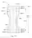Fig. 16 - Absorbent article having an anchored core assembly