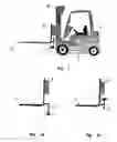 Fig. 02 - Movable sensor device on the loading means of a forklift