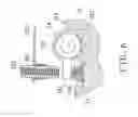 Fig. 07 - Adjusting structure of a laser indicator of a sawing machine