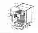 Fig. 01 - Machine tool comprising a protective cabinet and an illumination system