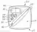Fig. 01 - Folding portable electronic device with storage compartment