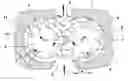 Fig. 01 - External toothed wheel pump comprising a relieving pocket