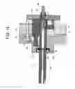 Fig. 12 - Rotary type compressor having an intermediate pressure on a surface side of its compression member