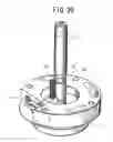 Fig. 17 - Rotary type compressor having an intermediate pressure on a surface side of its compression member