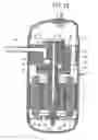 Fig. 20 - Rotary type compressor having an intermediate pressure on a surface side of its compression member
