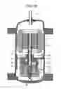 Fig. 21 - Rotary type compressor having an intermediate pressure on a surface side of its compression member