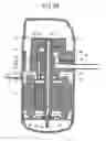 Fig. 25 - Rotary type compressor having an intermediate pressure on a surface side of its compression member