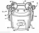 Fig. 01 - Diaphragm pump with prophylactic cover
