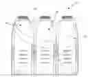 Fig. 01 - Self-supporting liquid container for boxless storage, shipping and display
