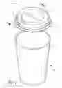 Fig. 02 - Disposable lid having spout with filter for beverage container