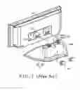 Fig. 02 - Display device having a support structure
