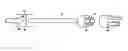 Fig. 01 - Electrical adaptor having an anchor