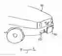 Fig. 02 - Non-permanent vehicle plate support assembly