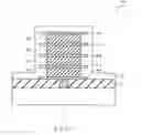 Fig. 08 - Semiconductor memory device including a source and a drain of a memory cell transistor formed between electrodes and a method of fabrication the same
