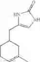 Fig. 131 - 4-(2-methyl-5,6,7,8-tetrahydro-quinolin-7-ylmethyl)-1,3-dihydro-imidazole-2-thione as specific alphaagonist and methods of using the same