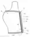 Fig. 01 - Golf club head having complex striking plate structure